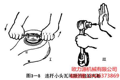 连杆小头瓦间隙的经脸判断