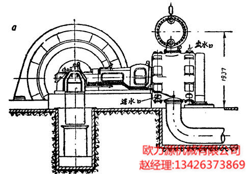 往复式空压机结构示意图